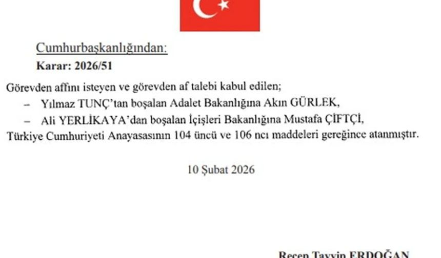 Bakanlıklarda kritik değişim.. Resmî Gazete’de yayınlandı