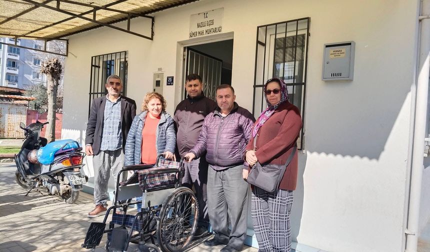 Nazilli Bedensel Engelliler Derneği’nden anlamlı destek ve teşekkür