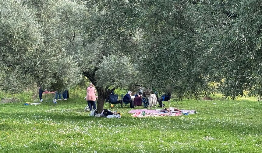 Nazilli’de bahar tadında Pazar.. Piknik alanları doldu taştı