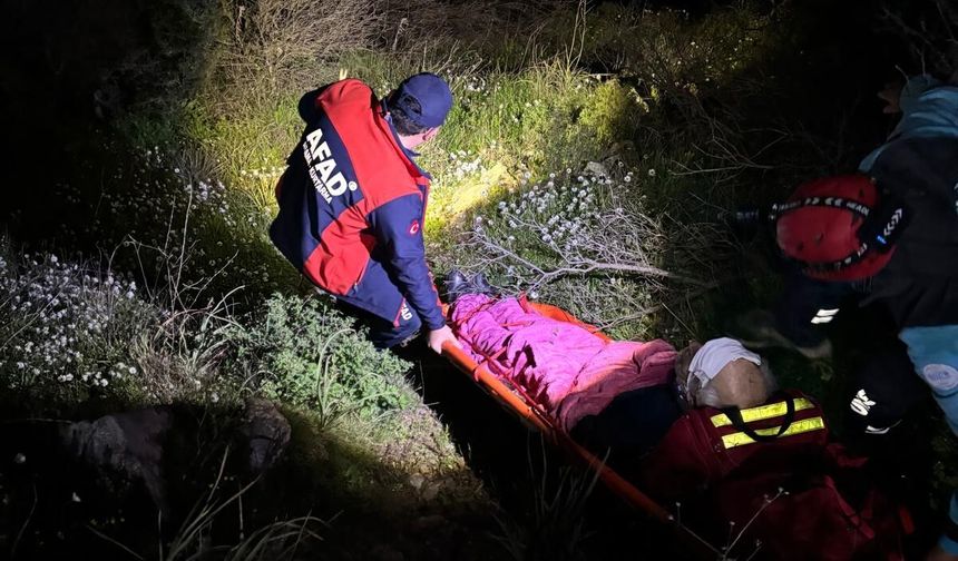 Kaybolan Alzheimer hastası yaşlı adam termal kameralı dronla bulundu