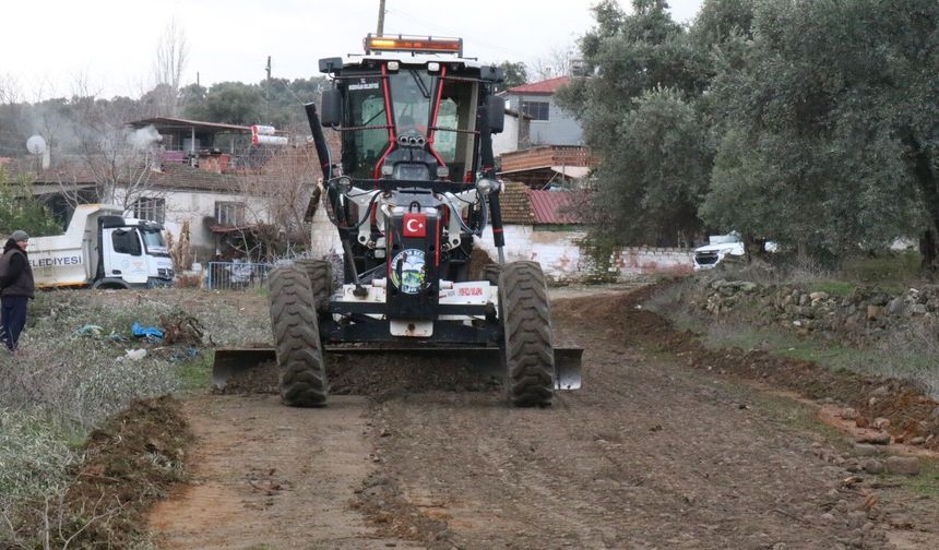 Kavaklı Mahallesi’ndeki bahçe yolu yenilendi
