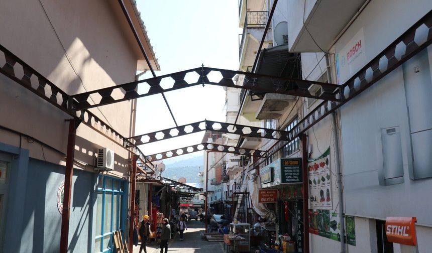 Bozdoğan’da Simit Pazarı Sokağı yenileniyor