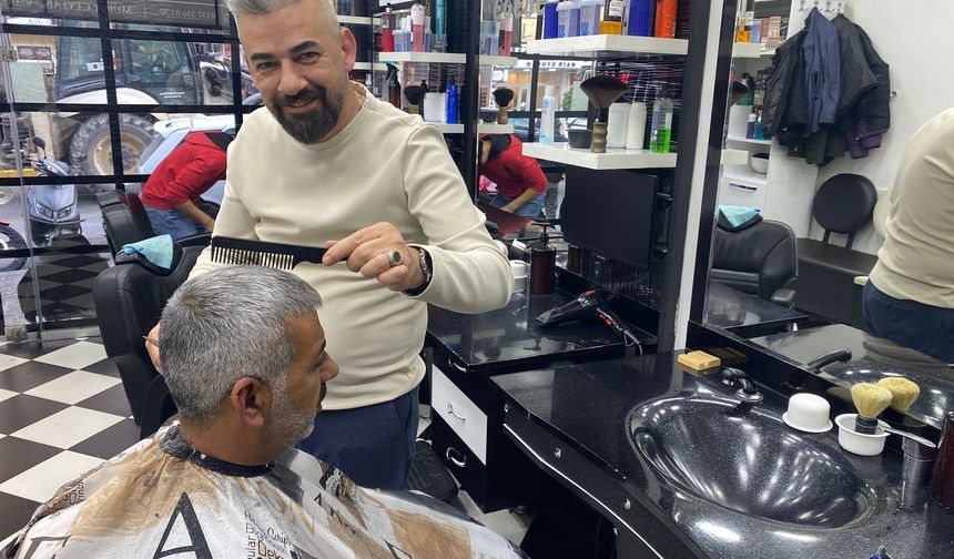 Aydın’da bayram tıraşı telaşı başladı
