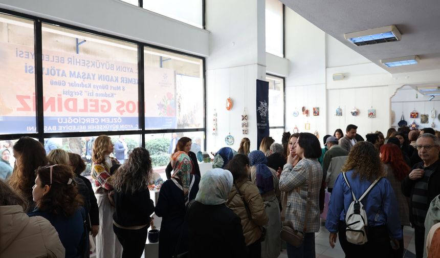 Başkan Çerçioğlu’ndan 8 Mart Dünya Kadınlar Günü’nde “Kadının İzi” sergisi
