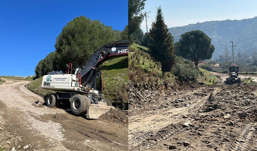 Bozdoğan Kale Mesire Alanı’nda yol çalışmaları başladı