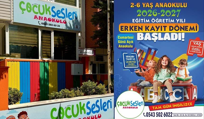 Çocuk Sesleri Anaokulu’nda erken kayıt dönemi başladı