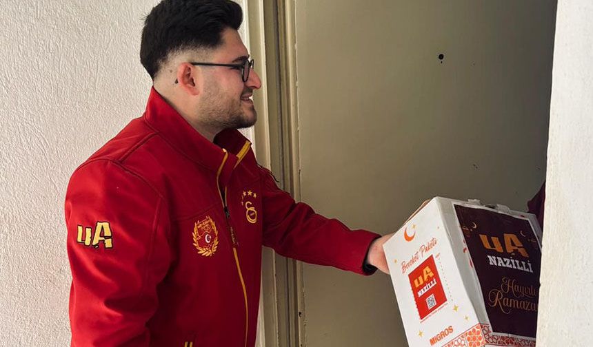 ultrAslan Nazilli'den gıda kolisi desteği