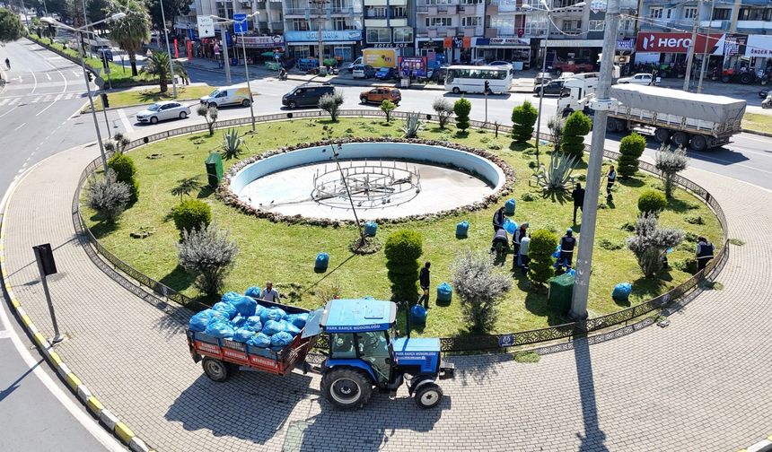 Nazilli’de çevre düzenleme çalışmaları devam ediyor