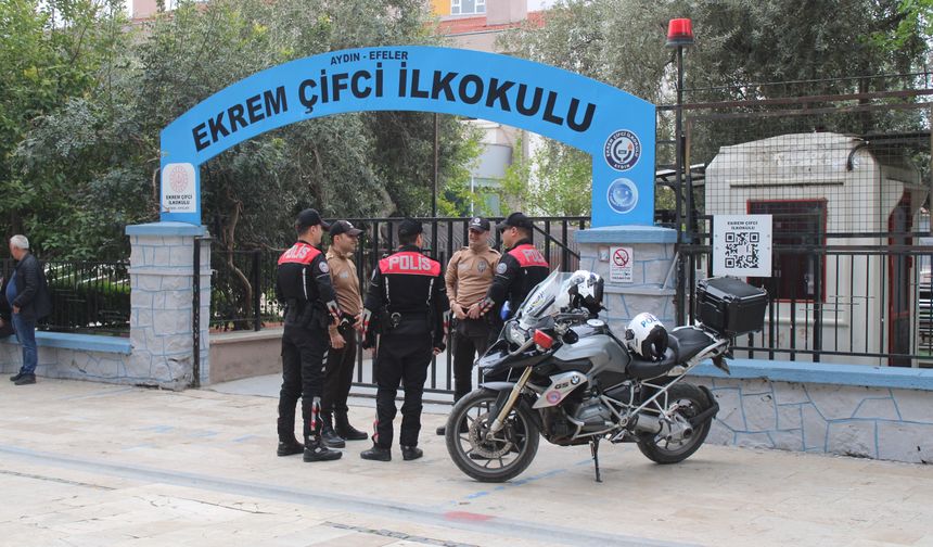Aydın'da okullarda güvenlik en üst seviyeye çıkarıldı