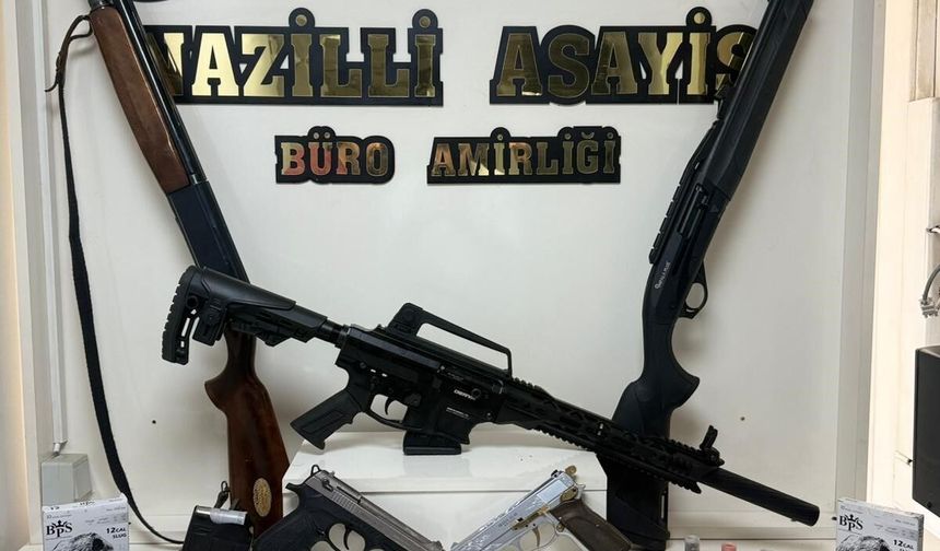 Sosyal medyadan silah teşhiri yapan 3 kişi yakalandı