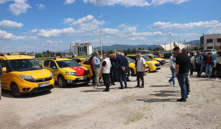 Aydın'da taksiciler kontak kapattı: Bu şartlarda ayakta kalamıyoruz