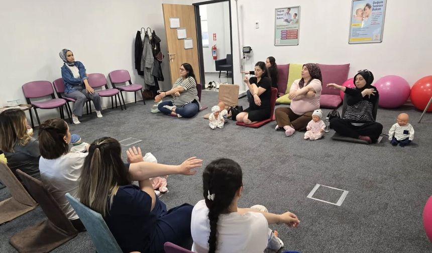 Nazilli'de "Gebe Okulu" ile anne adaylarına kapsamlı eğitim
