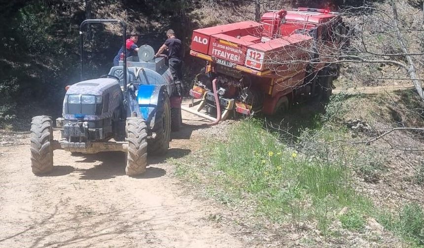 Nazilli’deki orman yangını kontrol altına alındı