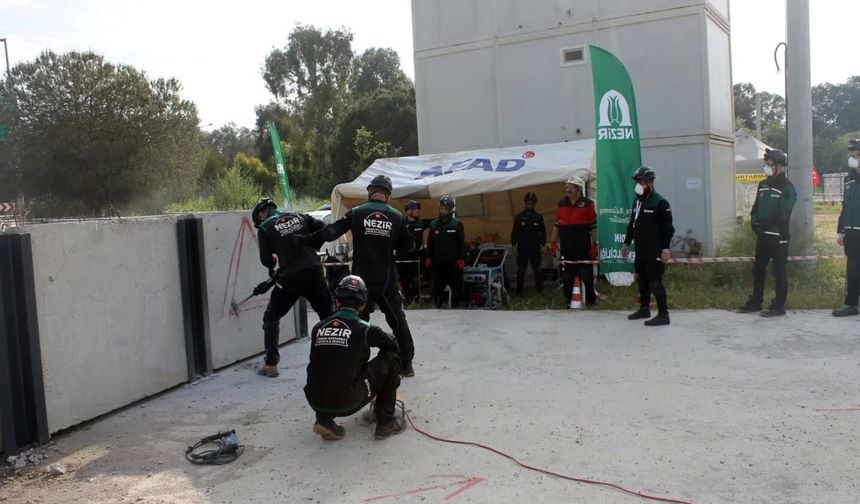 Aydın’da arama kurtarma tatbikatı yapıldı