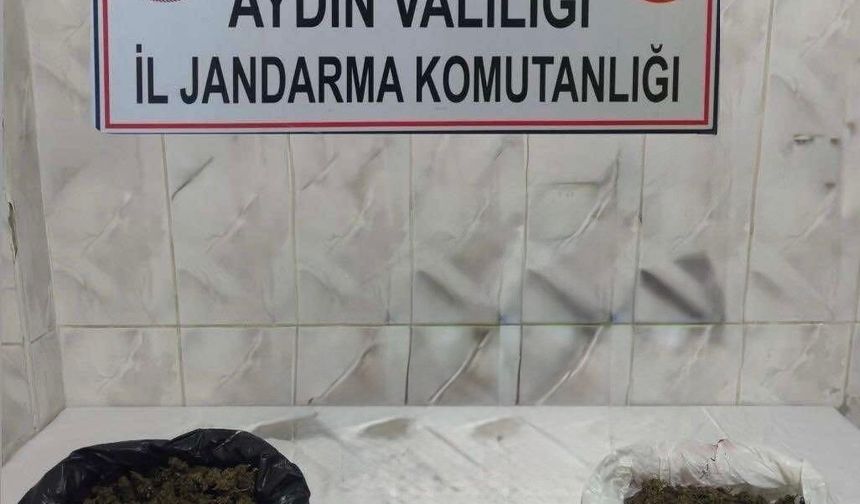 Nazilli’de durdurulan araçta uyuşturucu ve ruhsatsız silah ele geçirildi