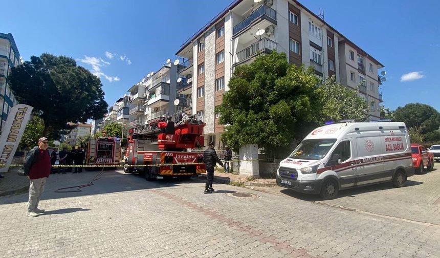 Patlama sonrası çıkan yangında engelli şahıs hayatını kaybetti