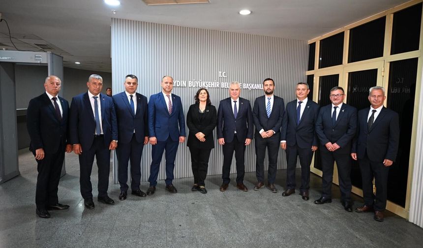 Başkan Çerçioğlu’na Kuşadası Şoförler ve Otomobilciler Esnaf Odası’ndan ziyaret