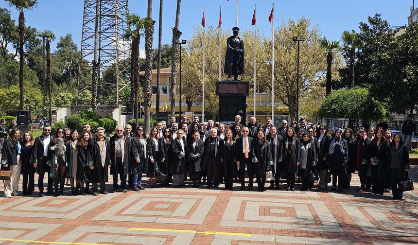 Nazilli’de Avukatlar Günü kapsamında çelenk töreni düzenlendi