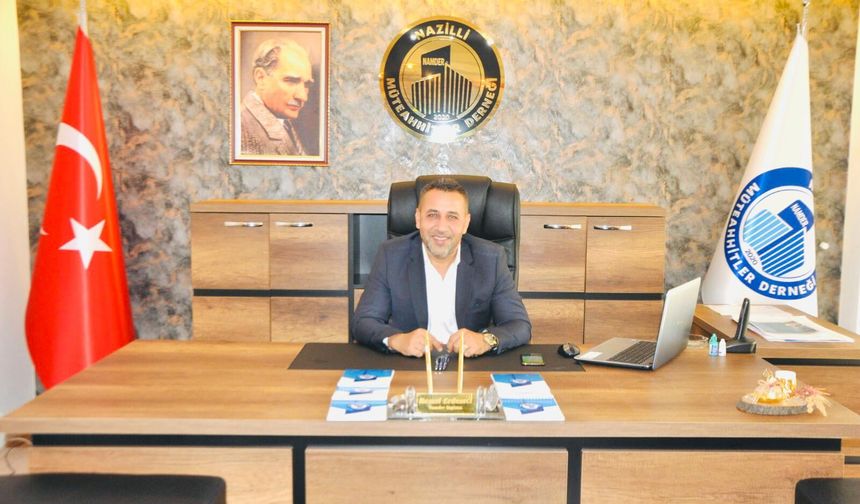 Nazilli’de inşaat sektörü alarm veriyor.. Başkan Erdemci: Sektör durma noktasına geldi