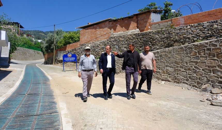 Kuyucak’ta yol güvenliği güçlendirildi.. İncelemeler yerinde yapıldı