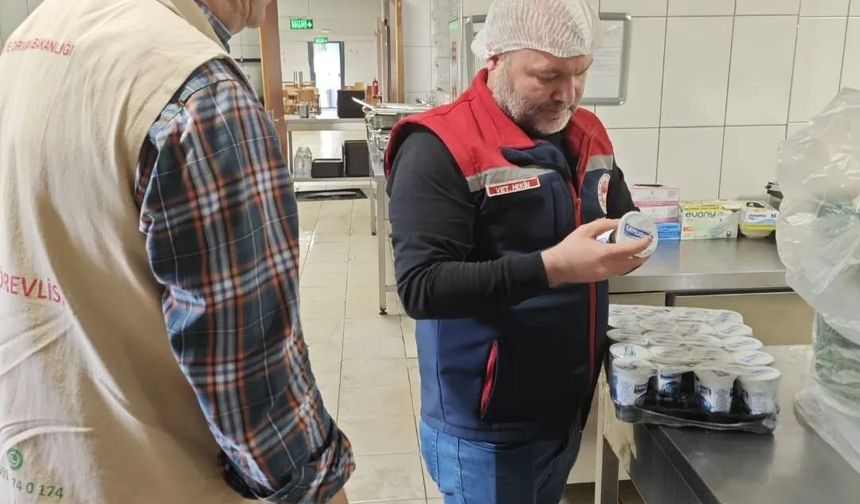 Aydın'da 11 ton süt ürünü imha edildi