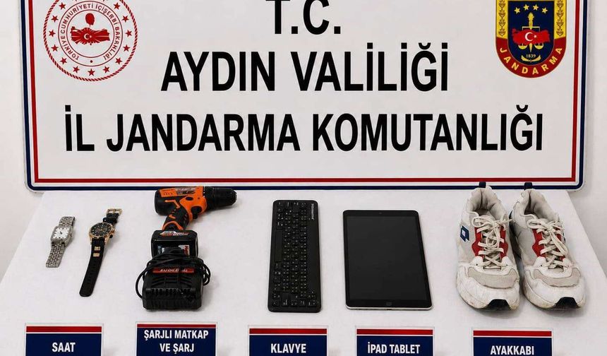 Nazilli’de komşusunun evini soydu, kameraya yakalandı