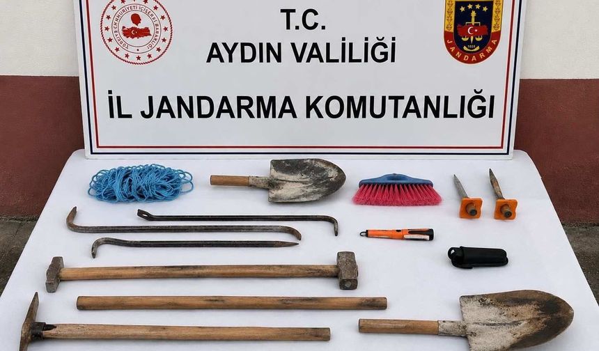 Magnesia Antik Kenti’nde kaçak kazıya suçüstü: 3 şüpheli yakalandı