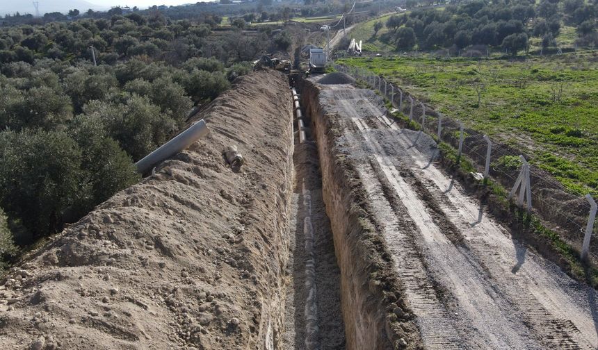 Bozdoğan Ovası Sulama İnşaatı devam ediyor