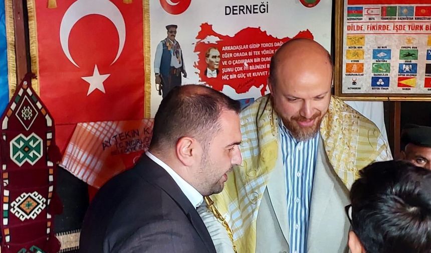 Fenerbahçe taraftarı Bilal Erdoğan'a Aydın'da madalyalı sarı kanarya sürprizi