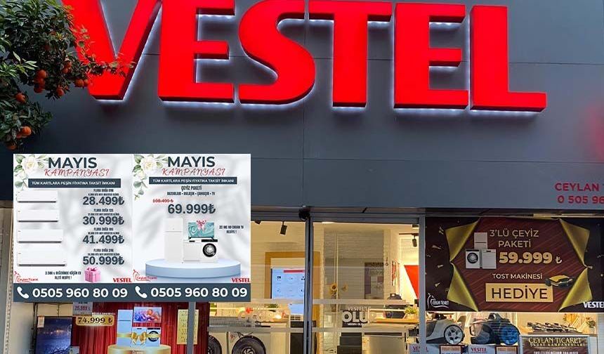 Nazilli’de beyaz eşya ve klimada dikkat çeken indirim