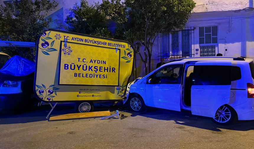 Nazilli’de akıl almaz kaza