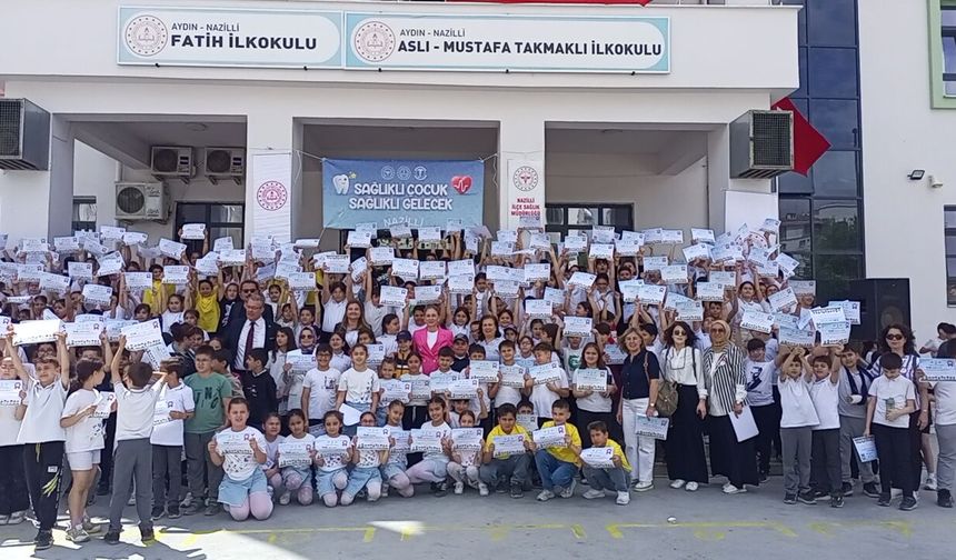Nazilli’de minik sağlık elçileri yetişiyor