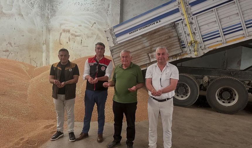 İlk hububat alımı gerçekleştirildi