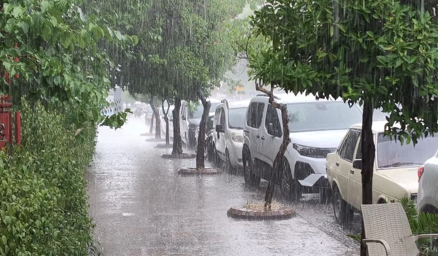 Aydın'ın doğu ilçeleri için kuvvetli yağış uyarısı
