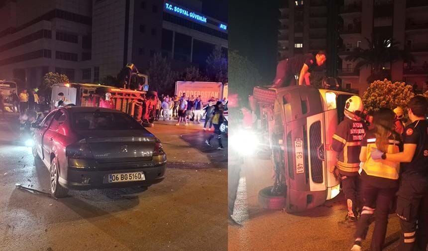 Aydın’da trafik kazası: 2 yaralı