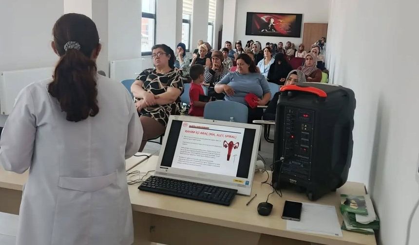 Nazilli'de kadın sağlığı, narkotik ve mahremiyet konularında eğitim verildi