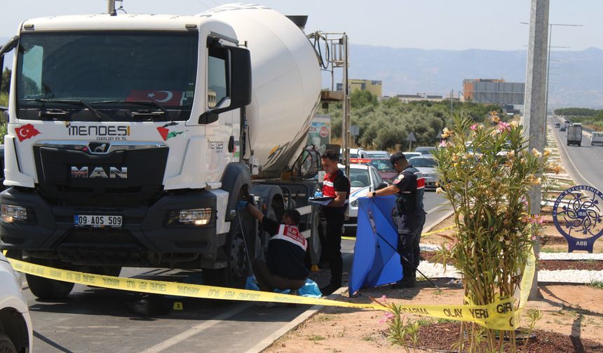 Beton mikserinin altında kalan yaşlı kadın hayatını kaybetti