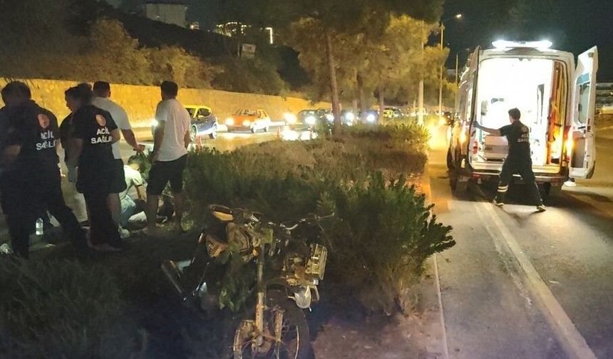 Otomobil sürücüsünün kaçtığı kazada bir kişi yaralandı