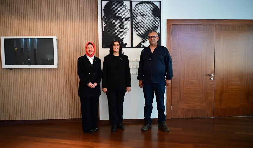 Başkan Çerçioğlu'na Üstüner ve Tanış’tan ziyaret