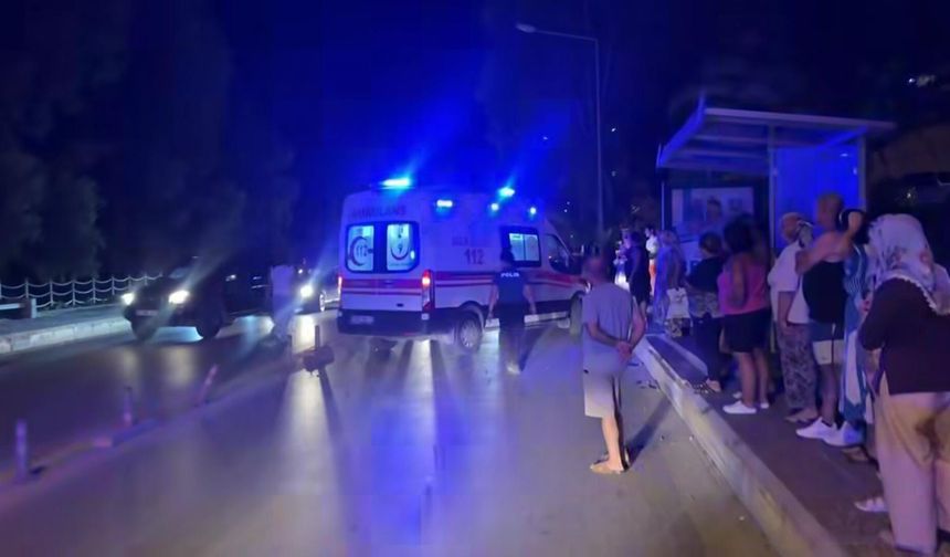 Ağır yaralanan motosiklet sürücüsü hastaneye kaldırıldı