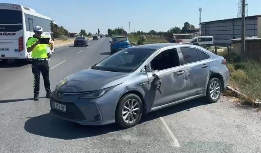 Trafik kazasında 1 kişi yaralandı