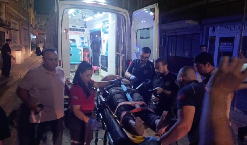 Araması olan şahsın gözaltına alınacağı sırada kaçışı kamerada