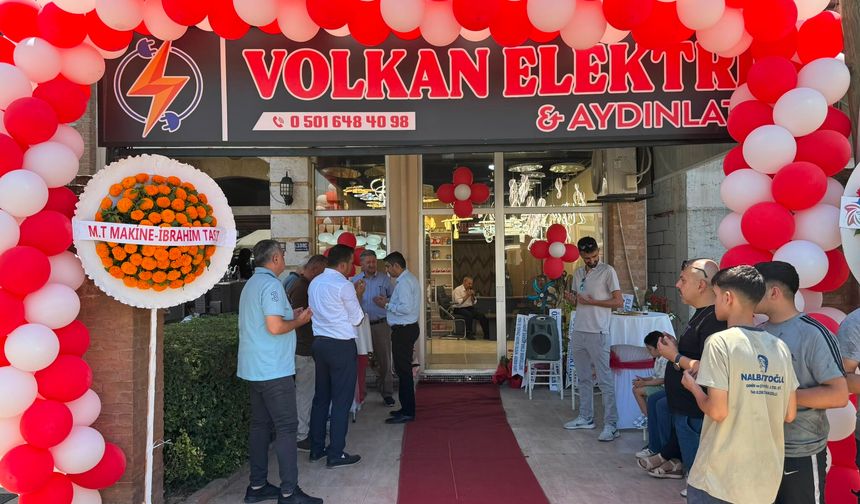 Nazilli'de yeni bir marka doğdu.. Volkan Elektrik kapılarını açtı