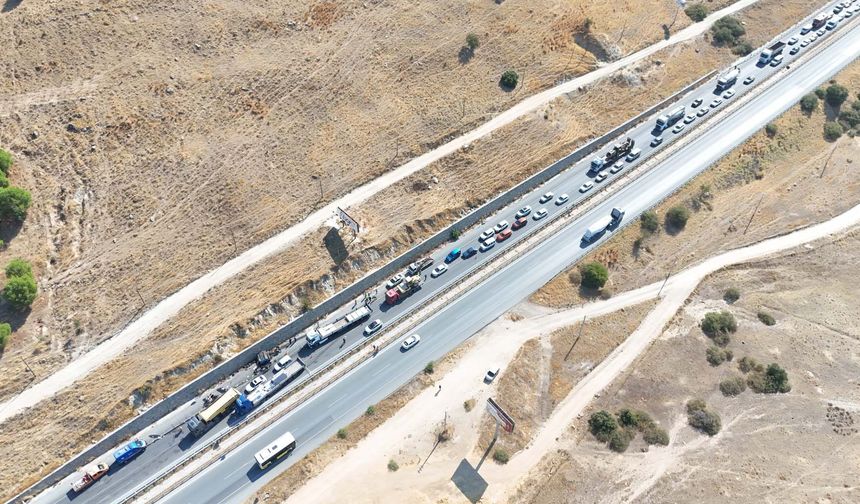 Kazalar sonrası Aydın Muğla karayolu kilitlendi