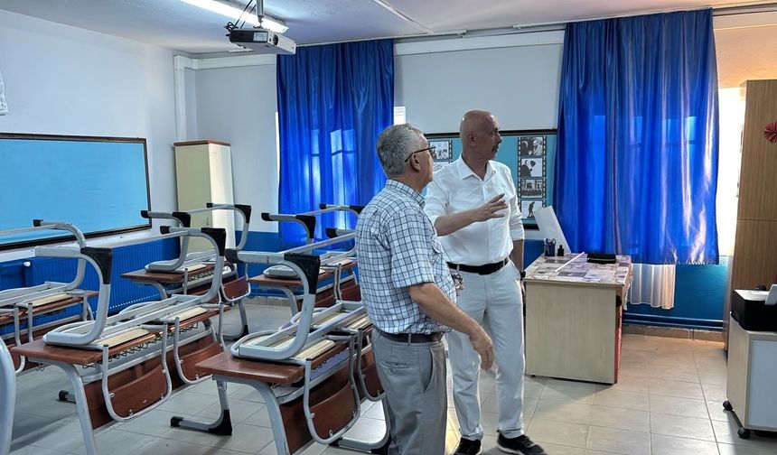 Bozdoğan'da okullar yeni eğitim öğretim yılına hazırlanıyor