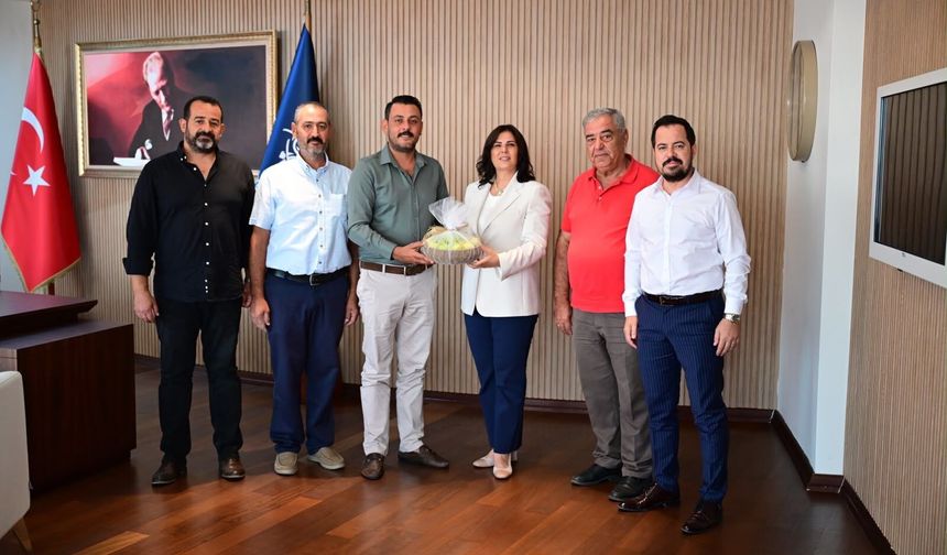 Başkan Çerçioğlu’na Germencik Ziraat Odası’ndan ziyaret