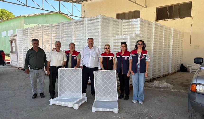 Nazilli'de incir üreticilerine 2 bin 400 kurutma kereveti desteği