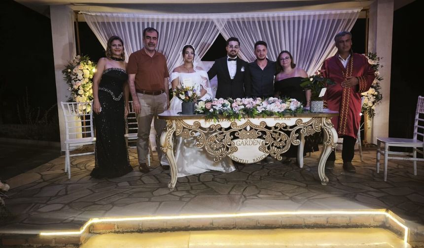Nazilli’de görkemli düğün: Zülal Feyza ve Yusuf Kağan dünyaevine girdi