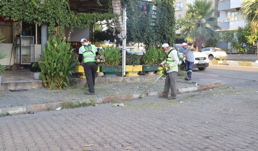 Nazilli Belediyesi’nden temizlik çalışması