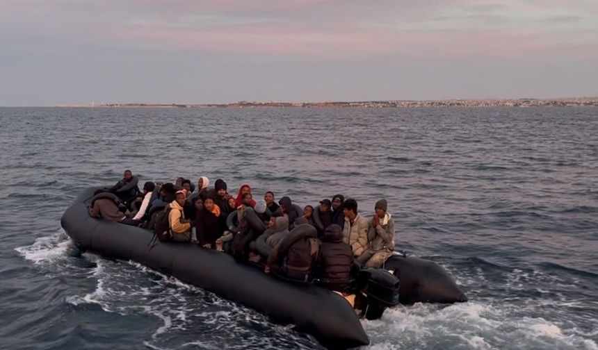 Aydın’da 8’i çocuk 62 düzensiz göçmen yakalandı